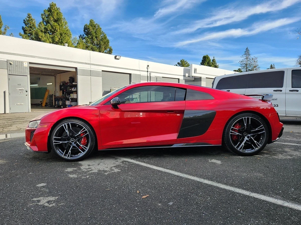 Window tint on a car