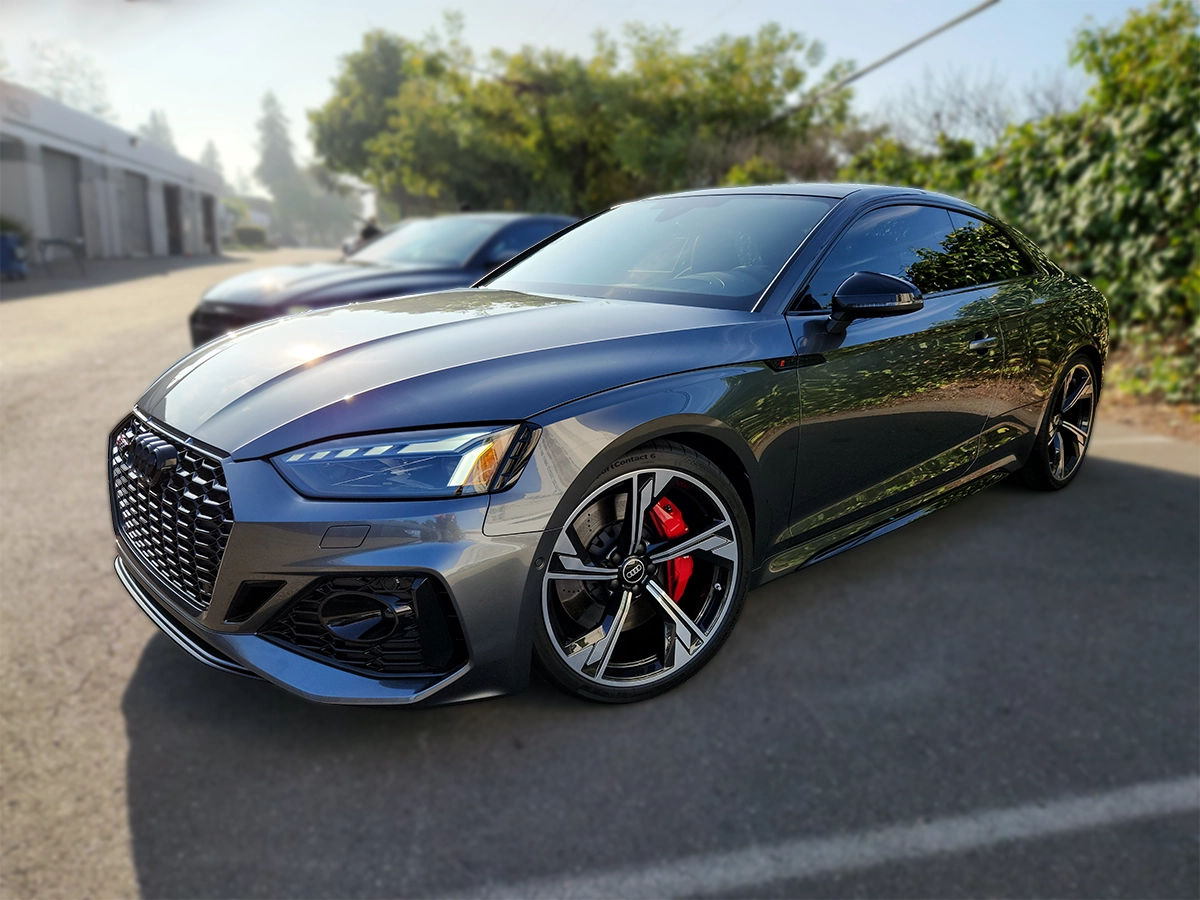 Car with legal ceramic window tint installed by TintMyRide in San Jose